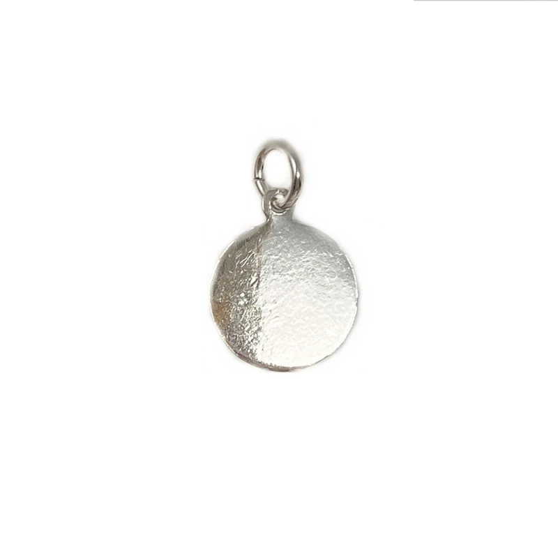 Fray Leopoldo Medalla Plata Ley 925m colgante 13 mm. maciza