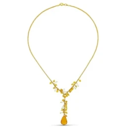 Gargantilla oro 18k mujer piedras colores combinados  tamaños variado