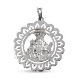Virgen de la Cabeza Medalla Religiosa en Plata de Ley 925m maciza de