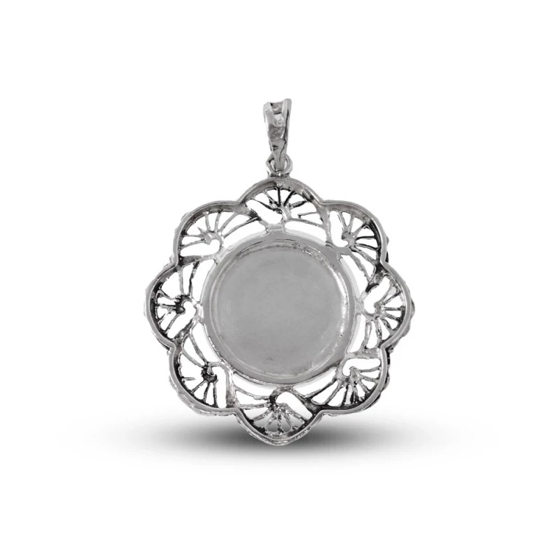 Virgen de Regla Chipiona Cádiz Medalla Colgante Plata Ley 925m maciza