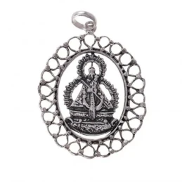 Medalla colgante plata ley 925m 40mm. Virgen de la Cabeza  [AA8164]