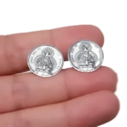 Virgen de la Cabeza Gemelos en Plata de Ley 925m macizos de 17 mm.