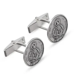 Virgen de la Cabeza Gemelos en Plata de Ley 925m macizos de 17 mm.