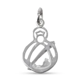 Virgen de la Cabeza Colgante en Plata de Ley 925m macizo de 26 mm. ca