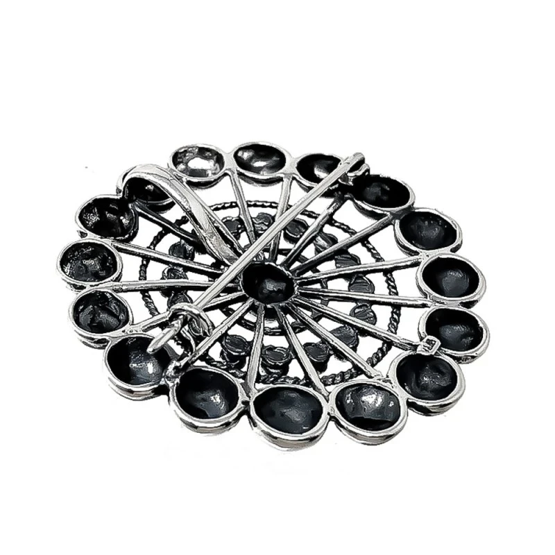 Broche plata Ley 925m oxy charro [AB6044]