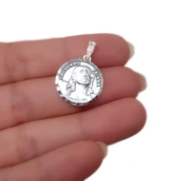 Cachorro de Triana Medalla Religiosa en Plata de Ley 925m maciza de 1