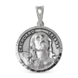 Cachorro de Triana Medalla Religiosa en Plata de Ley 925m maciza de 2