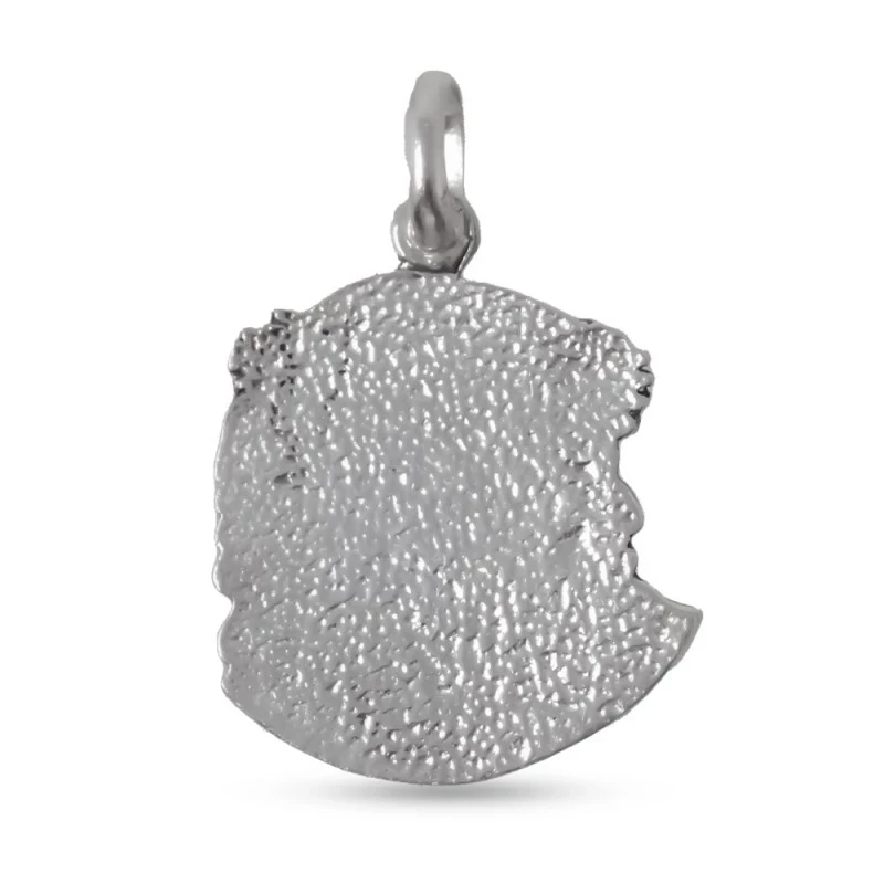 Cristo de la Buena Muerte Medalla Religiosa Rostro Plata  Ley 925m ma