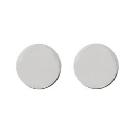 Gemelos plata Ley 925m hombre 15 mm. redondos lisos