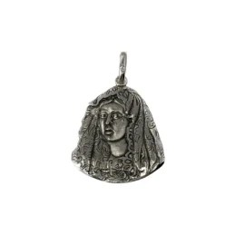 Esperanza Macarena colgante plata Ley 925m silueta 27 mm. maciza deta
