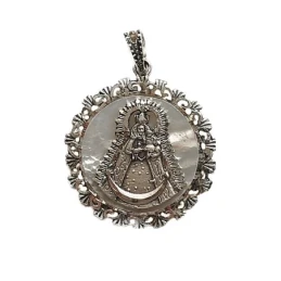Medalla plata Ley 925m Virgen de Belén de Palma del Río 32 mm. maciza