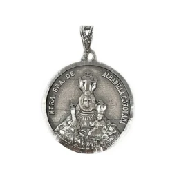 Nuestra Señora de Alharilla Coronada San Benito de Nursia Medalla Pla