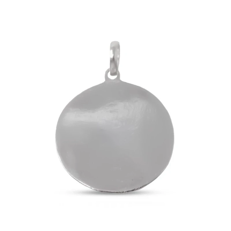 Virgen del Perpetuo Socorro Medalla Plata Ley 925m maciza 27 mm.. Gra
