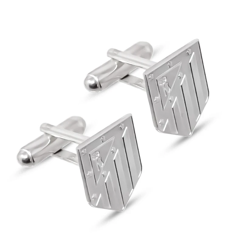 Atlético de Madrid Gemelos Plata Ley 925m hombre 18 mm. escudo actua