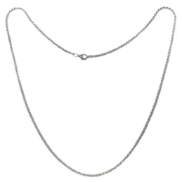 Cadena plata Ley 925m cordón 50cm. macizo ancho 1.75mm. liso cierre m