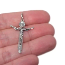 Cruz Cricifijo Santísima Trinidad Padre Hijo Espíritu Santo colgante