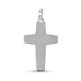 Cruz Buen Pastor Colgante Plata Ley 925m macizo 37 mm. Papa Francisco