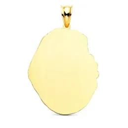 Esperanza de Triana colgante oro 18k unisex 35 mm. medalla silueta de