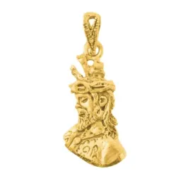 Cristo de los Gitanos colgante plata Ley 925m unisex 19 mm. detalles