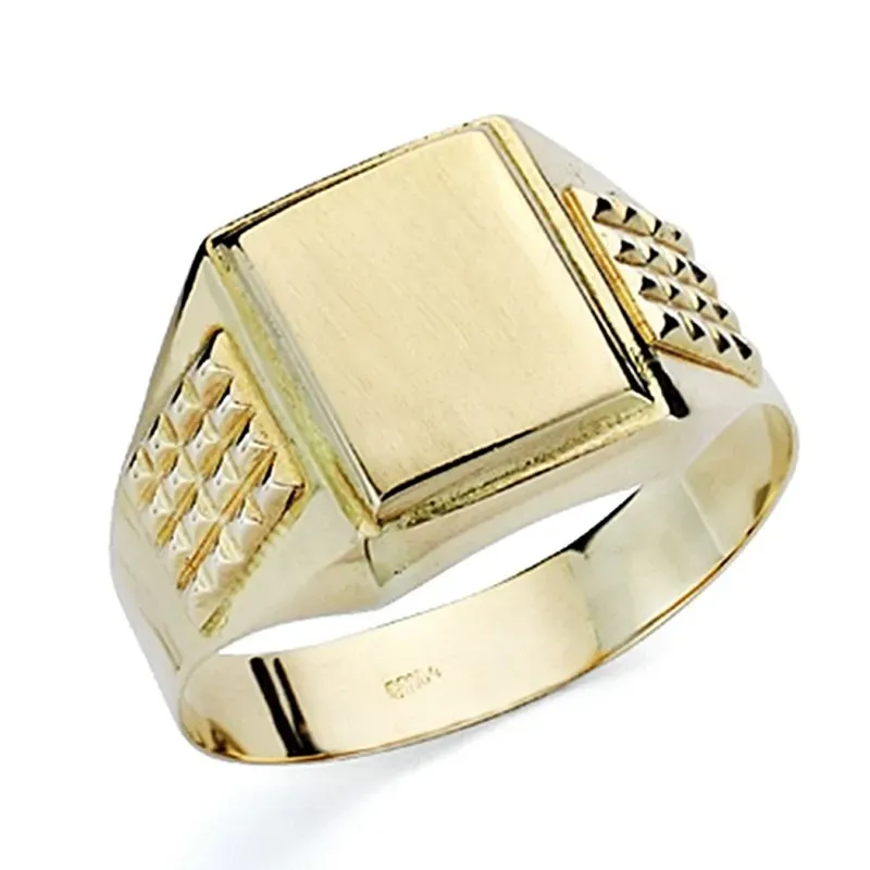 Sello oro 18k caballerotallado hueco [7531]