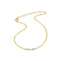 Cadena oro 18k unisex 40 cm. bilbao hueca 2 mm.