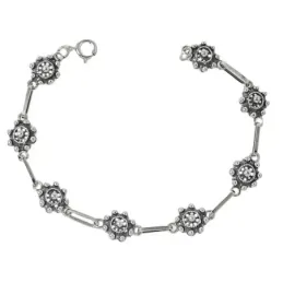 Pulsera Botones Charros en Plata de Ley 925m de 17 cm. y ancho charro