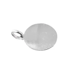 Santa Teresa medalla plata Ley 925m 18 mm. maciza unisex detalle bise