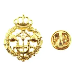 Insignia profesional Ingeniero Industrial Superior escudo oro 18k 20