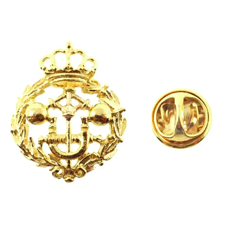 Insignia profesional Ingeniero Industrial Superior escudo oro 18k 20