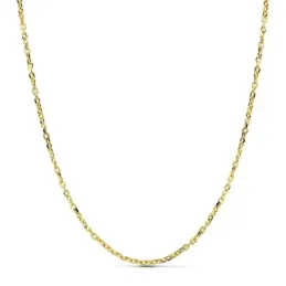 Cadena oro 18k forzada 60 cm hueca 2 mm. 4,50 gr [9670]