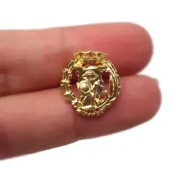 Insignia profesional Ciencias Exactas oro 18k escudo 16 mm.. Elija ci