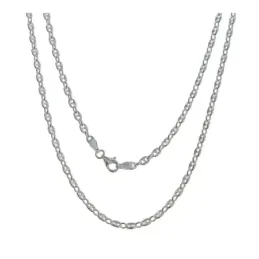Cadena Plata Ley 925m maciza  unisex 70 cm. eslabón calabrote 4.8 x 3