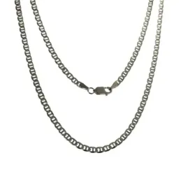 Cadena plata Ley 925m unisex 60 cm. marina espesor hilo 0.80 mm. mosq
