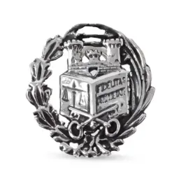 Insignia Profesional Administrador de Fincas 17 mm. Plata Ley 925m ma