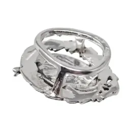Insignia Profesional Registrador de la Propiedad 19 mm. Plata Ley 925