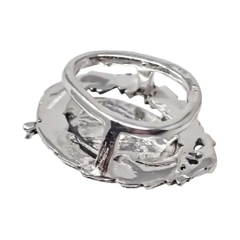 Insignia Profesional Registrador de la Propiedad 19 mm. Plata Ley 925