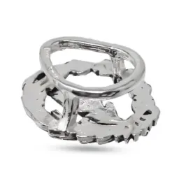 Insignia Profesional de Periodismo 18 mm. Plata de Ley 925m macizo es