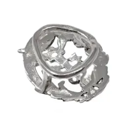 Insignia Profesional de Comercio 18 mm. Plata de Ley 925m macizo escu