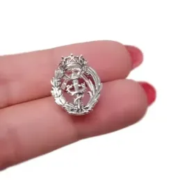 Insignia Profesional de Comercio 18 mm. Plata de Ley 925m macizo escu
