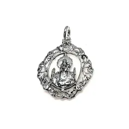 Medalla plata ley 925m 30mm. Virgen Gracia Puerto Llano [AA8167]