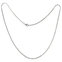 Cadena plata Ley 925m cordón 50cm. macizo ancho 1.5mm. liso cierre mo