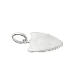 Sevilla FC escudo plata Ley 925m colgante macizo unisex 19 mm. detall