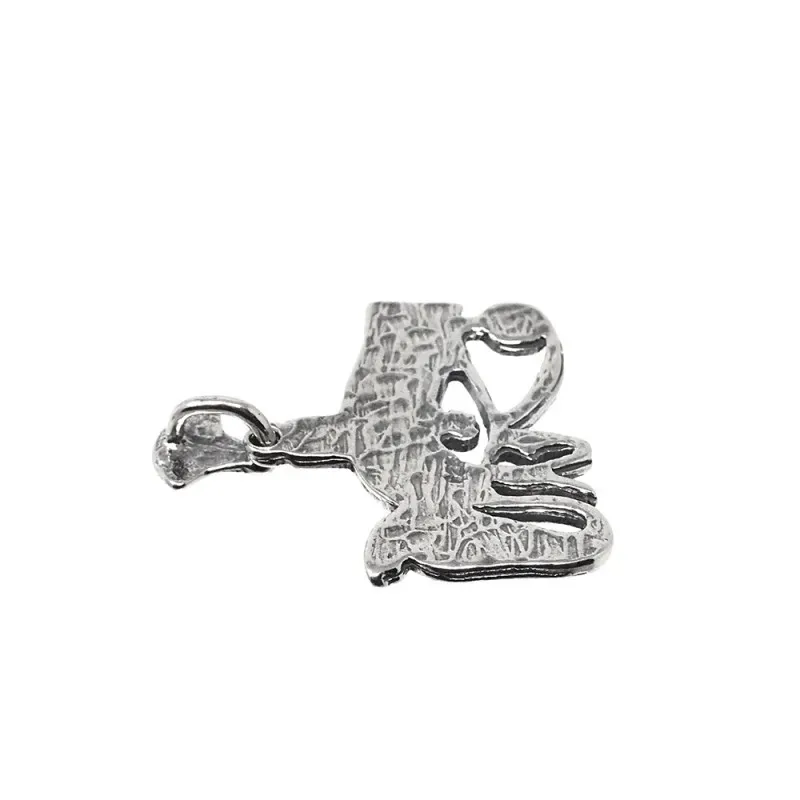 Ojo de Horus colgante plata Ley 925m amuleto Ojo de Ra 28 mm. detalle