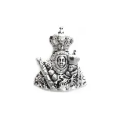 Virgen de la Cabeza colgante plata de Ley 925m unisex 15 mm. detalles
