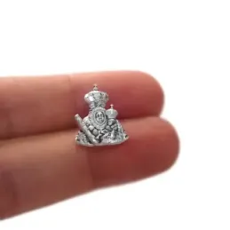 Virgen de la Cabeza colgante plata de Ley 925m unisex 15 mm. detalles