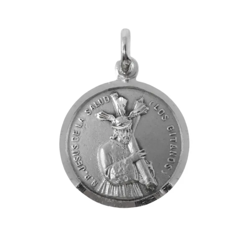Cristo de los Gitanos medalla plata Ley 925m unisex 19 mm. Nuestro Pa