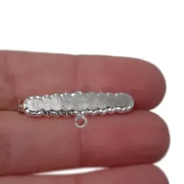 Alfiler plata Ley 925m broche bebé 3 cm. forma nube borde detalles ta
