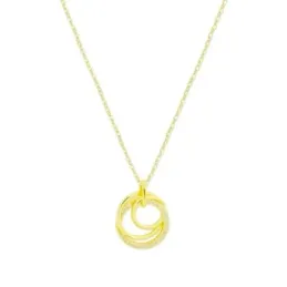 Gargantilla Plata Ley 925m chapada oro 40 cm. cadena forzada colgante