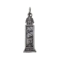 Cartucho Egipcio Colgante Plata Ley 925m unisex AMOR símbolos jerogli