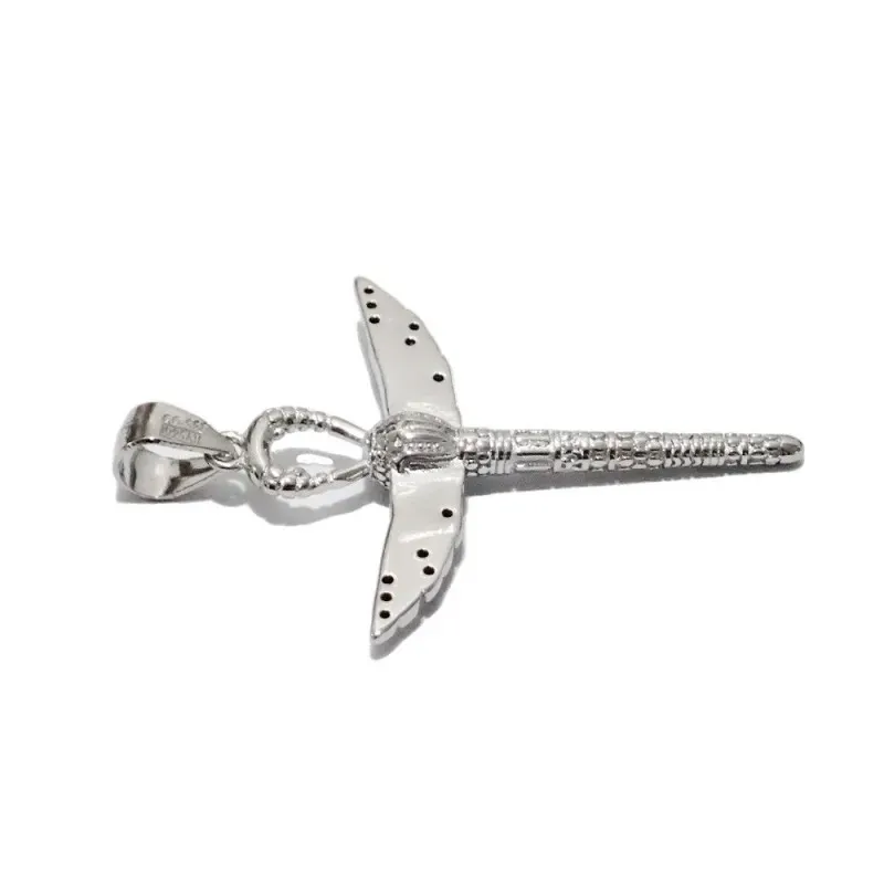 Amuleto Colgante Plata Ley 925m unisex 30 mm. Ankh Egipcio Cruz Vida